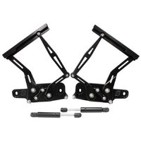 Holden Torana Billet Bonnet Hinge Kit - Black Finish