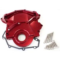 Holden 253-304-308 Billet Timing Cover - Red Finish