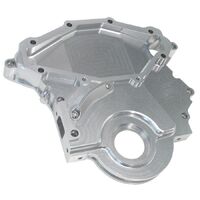 Holden 253-304-308 Billet Timing Cover - Silver Finish
