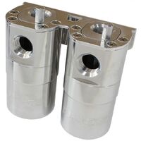 Billet Universal Dual Air / Oil Separator