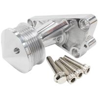 GM LS Power Steer Delete Idler Bracket - Polished