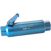 60 Micron Pro Filter with Ball Valve - Blue