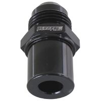 Push In Rear Valve Cover Breather Adaptor -8AN Black (19mm O.D)