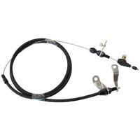 Kickdown Cable With Black Stainless Steel Cover & Black Ends