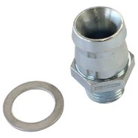 Barb Short Adapter M14 x 1.5mm to 5/8" Zinc Coated Steel