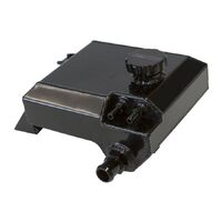 Fabricated Radiator Overflow Tank - Black