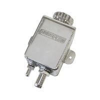 Fabricated Square Power Steering Reservoir - Polished