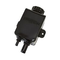 Fabricated Square Power Steering Reservoir - Black