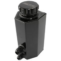 Universal Fabricated Power Steering Tank - Black