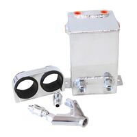 Dual EFI Pump Surge Tank Kit - Polished