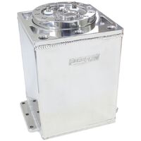 Triple EFI Pump Compact Surge Tank - Polished