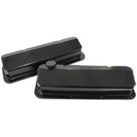 Ford Cleveland Fabricated Billet Valve Covers with -12ORB Breather Ports