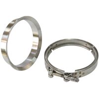 Boosted Turbine Outlet 5.74" O.D Stainless Steel V-Band Kit