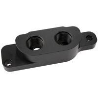 Oil Block Adapter with 2x Female -10ORB Ports