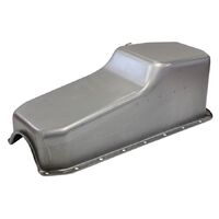 Chevrolet L/H Dipstick Standard Replacement Oil Pan, Raw Finish