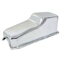 Chevrolet L/H Dipstick Standard Replacement Oil Pan, Chrome Finish