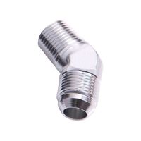 45 NPT to Male Flare Adapter 1" to -20AN