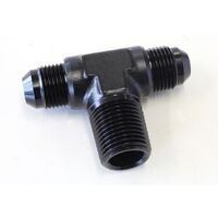 Tee with NPT On Side 1/2" to -8AN