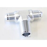 Tee with NPT On Side 1/2" to -8AN