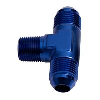 Tee with NPT On Side 1/2" to -10AN