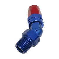 Male NPT Taper Swivel 45 Hose End 3/8" to -6AN