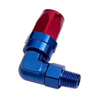 Male NPT Taper Swivel 90 Hose End 3/8" to -6AN