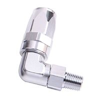 Male NPT Taper Swivel 90 Hose End 3/8" to -6AN