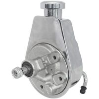 Saginaw Power Steering Pump - Chrome Finish