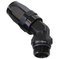 ORB Taper Swivel 45 Hose End -8 ORB to -10AN
