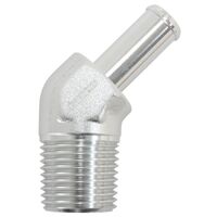 Male NPT to 45 AN Hose Barb