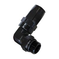 6ORB Taper Swivel 90 Hose End To -8AN Hose