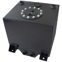 Aluminium 5 Gallon (19L) Fuel Cell with Cavity/Sump (Black)