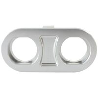 Universal Modular 2-Port Billet Bulkhead Plate