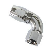 880 Elite Series Full Flow Cutter Swivel 90 Hose End -6AN