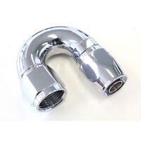 880 Elite Series Full Flow Cutter Swivel 180 Hose End -6AN