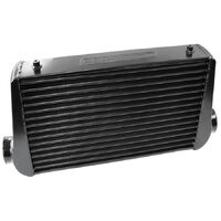 450x300x76mm Street Series Aluminium Intercooler, Black Finish