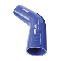 Gloss Blue 45 Silicone Elbow Hose 3-1/4" (82mm) I.D
