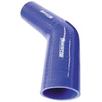 Gloss Blue 45 Silicone Reducer / Expander Hose 3-3/4" (95mm) to 3" (76mm) I.D