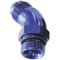 45 ORB to Male AN Full Flow Adapter -10 ORB to -12AN