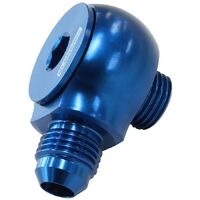 90 Low Profile -8ORB to -6AN Male Adapter