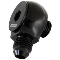90 Low Profile -8ORB to -6AN Male Adapter