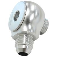 90 Low Profile -8ORB to -6AN Male Adapter