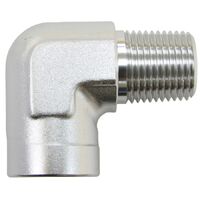 90 NPT Female to Male NPT Fitting 1/8"