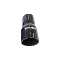 Gloss Black Straight Silicone Reducer / Expander Hose 5/8" (16mm) to 1/2" (13mm) I.D