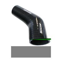 Gloss Black 45 Silicone Reducer / Expander Hose 3/4" (19mm) to 5/8" (16mm) I.D