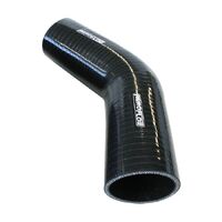 Gloss Black 45 Silicone Elbow Hose 2" (51mm) I.D