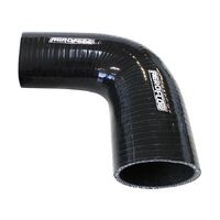 Gloss Black 90 Silicone Reducer / Expander Hose 2-1/4" (57mm) to 2" (51mm) I.D