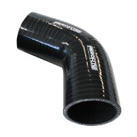 Gloss Black 67 Silicone Elbow Hose 3-3/4" (95mm) I.D