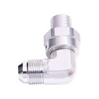 90 NPT Swivel to Male AN Flare Adapter 1/2" to -10AN