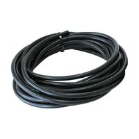 Gloss Black Silicone Vacuum Hose 1/4" (6mm) I.D